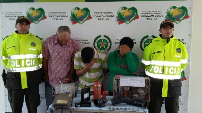 Banda de ladrones de autopartes capturados en Garagoa, Boyacá - Caracol Radio