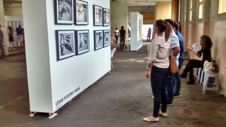 Las obras exhibidas en la Feria del Millón Caribe.