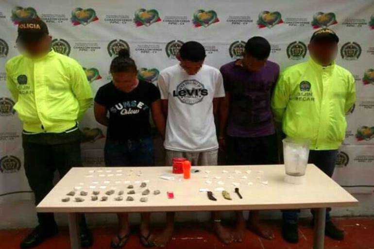 Policía captura a cinco personas por tráfico de estupefacientes en Cartagena: Policía capturó a cinco personas por tráfico de estupefacientes en Cartagena