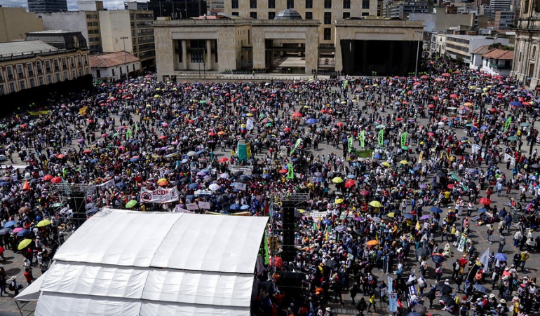 Marchas pasaron sin alteraciones del orden público