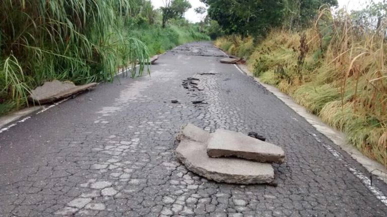 VÍAS CARRETERAS SANTANDER: En dos meses ocurrieron 111 deslizamientos en vías de Santander