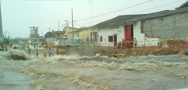 Arroyo en el barrio Abajo.