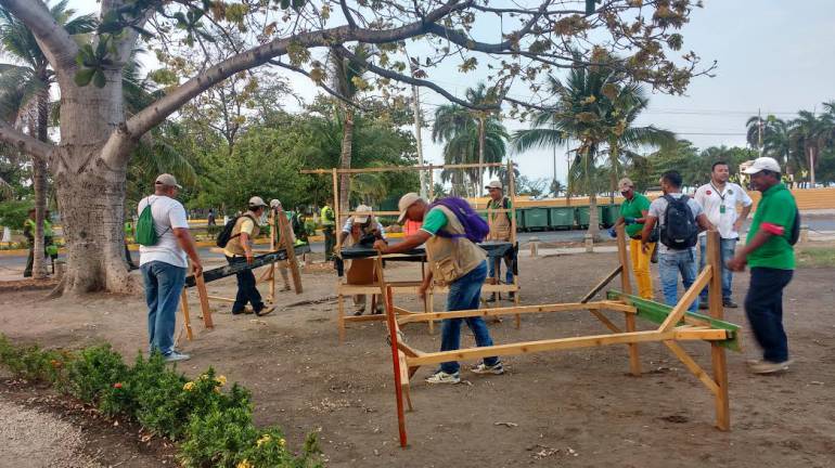 En vacaciones aumentan operativos para recuperar espacio público en Cartagena: En vacaciones aumentan operativos para recuperar espacio público en Cartagena