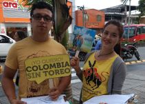 En Quindío recogen firmas para apoyar proyecto de ley que busca acabar con las corridas de toros
