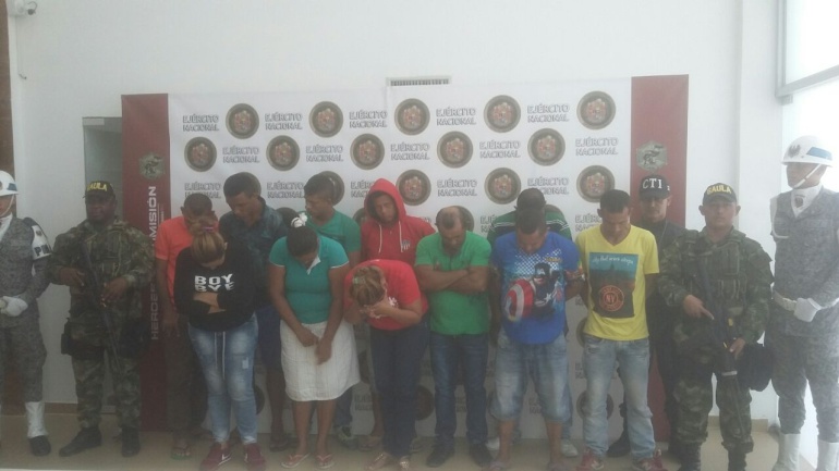 Capturados al momento de la presentación.