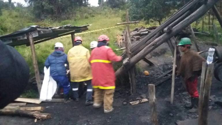 dos mineros atrapados en Lenguazaque: Hallan el cuerpo de un trabajador tras el derrumbe de una mina en Lenguazaque