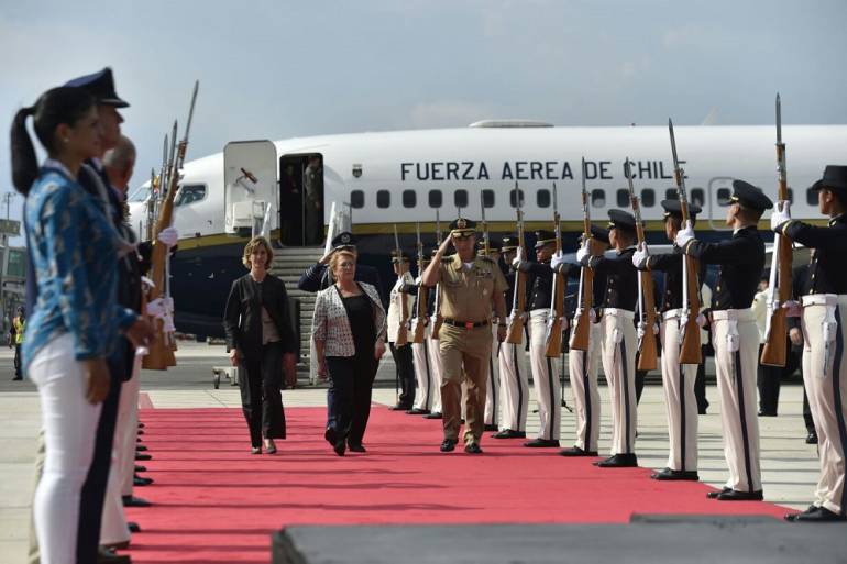 Cumbre Alianza del Pacífico: Michelle Bachelet ya está en Cali