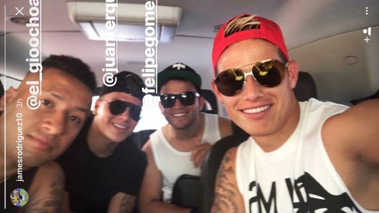 James Rodríguez, David Ospina y Juan Quintero están de vacaciones en Cartagena: James Rodríguez, David Ospina y Juan Quintero están de vacaciones en Cartagena