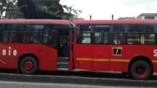 Choque de Transmilenio en Chapinero: Siete personas heridas deja accidente de buses de Transmilenio Choque de Transmilenio en Chapinero: Siete personas heridas deja accidente de buses de Transmilenio