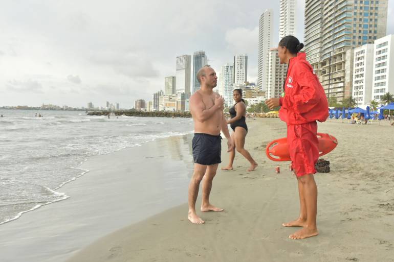 Garantizado cubrimiento de las playas y protección a los bañistas en Cartagena: Garantizado cubrimiento de las playas y protección a los bañistas en Cartagena