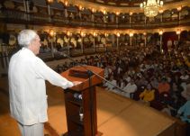 Eusebio Leal, el hombre detrás del patrimonio de la Habana, estuvo en Cartagena
