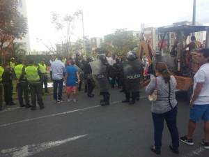 Protestas: Protestas en el Valle del Lili en rechazo a construcción de Terminal Sur del MIO Protestas: Protestas en el Valle del Lili en rechazo a construcción de Terminal Sur del MIO