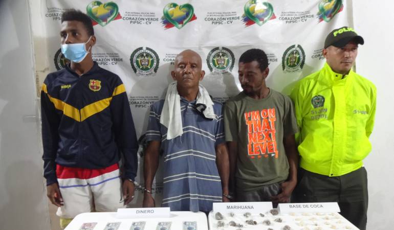 Capturan a tres reconocidos expendedores de droga en Palenque, Bolívar