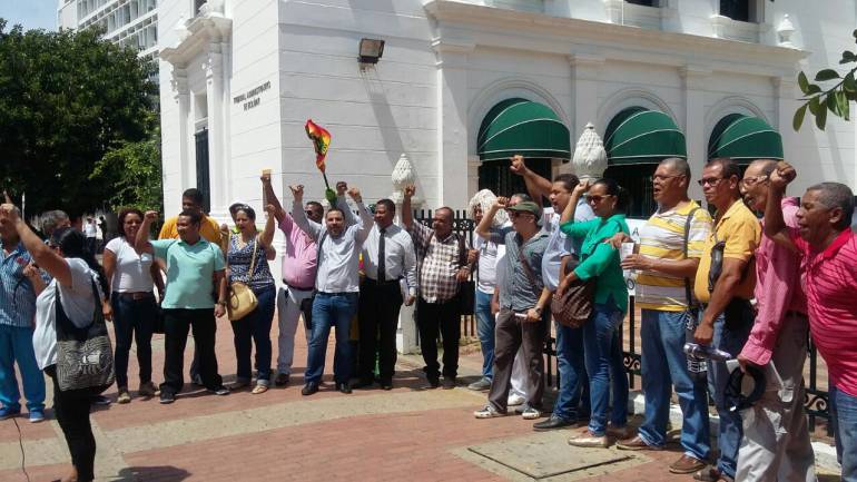 Realizan protesta contra la corrupción de la justicia en Cartagena: Realizan protesta contra la corrupción de la justicia en Cartagena