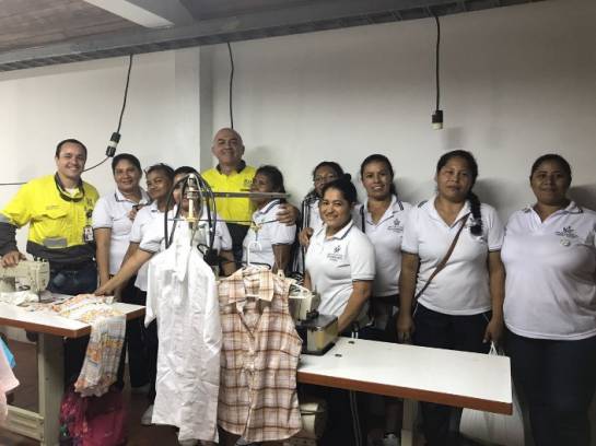 Cerro Matoso, en alianza con la Casa de la Mujer, genera emprendimiento textil Cerro Matoso, en alianza con la Casa de la Mujer, genera emprendimiento textil