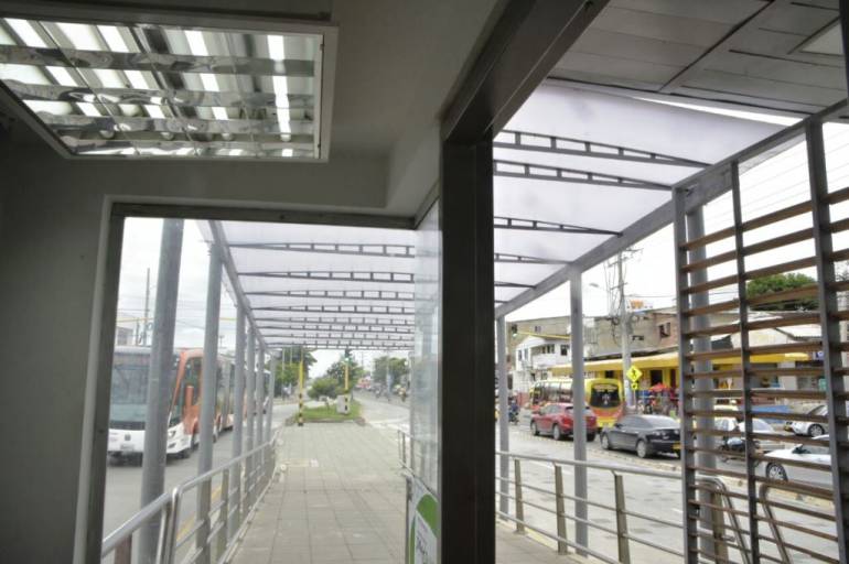 Estación España de Transcaribe ya cuenta con servicio de energía y pronto será habilitada: Estación España de Transcaribe ya cuenta con servicio de energía y pronto será habilitada