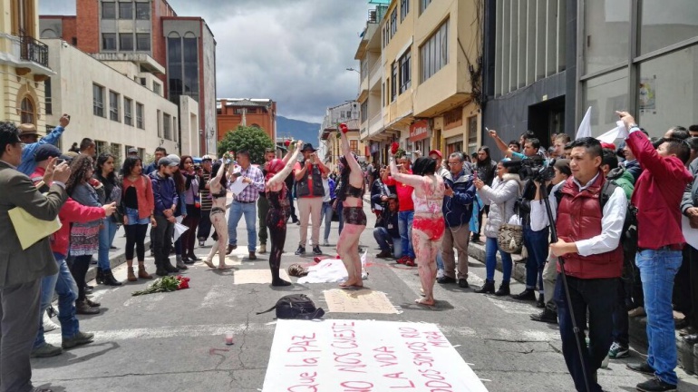 Movilización en Tumaco: Plantón de rechazo a muerte de campesinos en Nariño