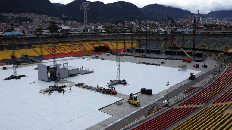 Mantenimiento al Campín: Por mantenimiento en El Campín se aplazarán partidos de fútbol