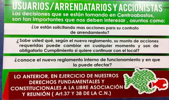 REGLAMENTO INTERNO GENERA DISCUSIÓN EN CENTROABASTOS DE BUCARAMANGA: Nuevo reglamento interno genera controversia en Centroabastos REGLAMENTO INTERNO GENERA DISCUSIÓN EN CENTROABASTOS DE BUCARAMANGA: Nuevo reglamento interno genera controversia en Centroabastos