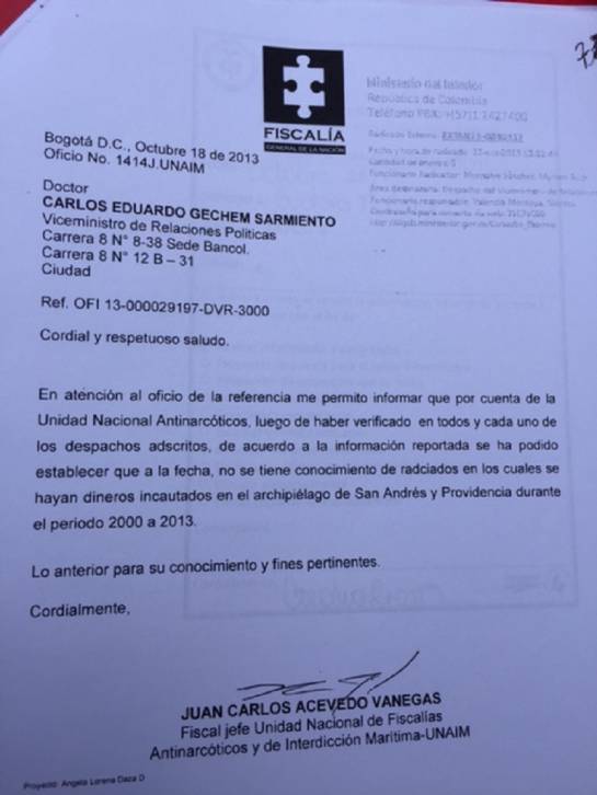 San Andrés 4 millones de dólares: 4 millones de dólares en efectivo incautados en San Andrés están perdidos San Andrés 4 millones de dólares: 4 millones de dólares en efectivo incautados en San Andrés están perdidos