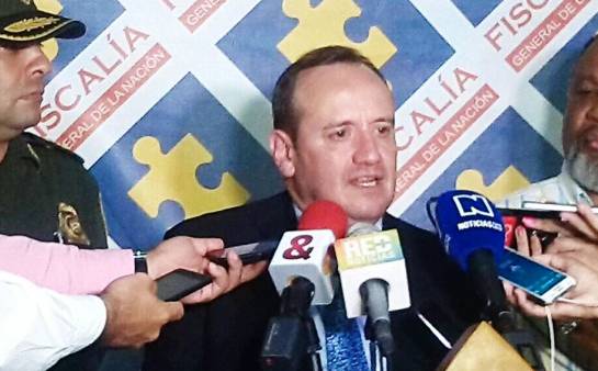 Mario Gómez, fiscal delegado para casos de violencia contra los niños y niñas, reporta las capturas. Mario Gómez, fiscal delegado para casos de violencia contra los niños y niñas, reporta las capturas.