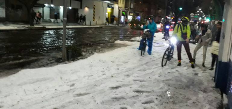 Granizada en Bogotá: La inusual granizada que generó caos en Bogotá