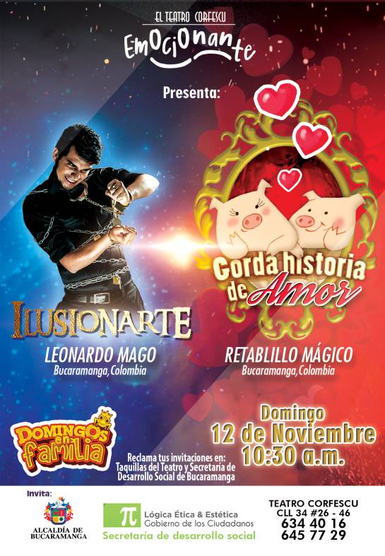 Domingos Familia Teatro Corfescu: La magia del teatro, domingos en familia Domingos Familia Teatro Corfescu: La magia del teatro, domingos en familia