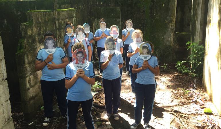 Homenaje a niños desaparecidos de Armero, Tolima