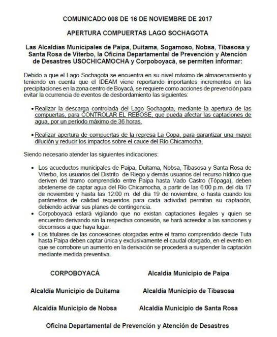 Lago Sochagota y represa La Copa en riesgo de desbordamiento por lluvias en Boyacá: Lago Sochagota y represa La Copa en riesgo de desbordamiento por lluvias en Boyacá Lago Sochagota y represa La Copa en riesgo de desbordamiento por lluvias en Boyacá: Lago Sochagota y represa La Copa en riesgo de desbordamiento por lluvias en Boyacá