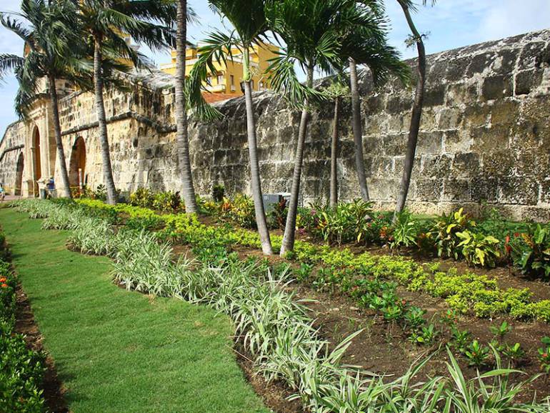 Finaliza revitalización de jardines en Plaza de la Paz de Cartagena: Finaliza revitalización de jardines en Plaza de la Paz de Cartagena