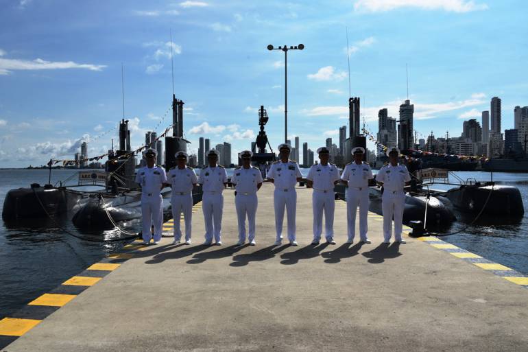 La Armada Nacional celebró aniversario 45 de la flotilla de submarinos: La Armada Nacional celebró aniversario 45 de la flotilla de submarinos
