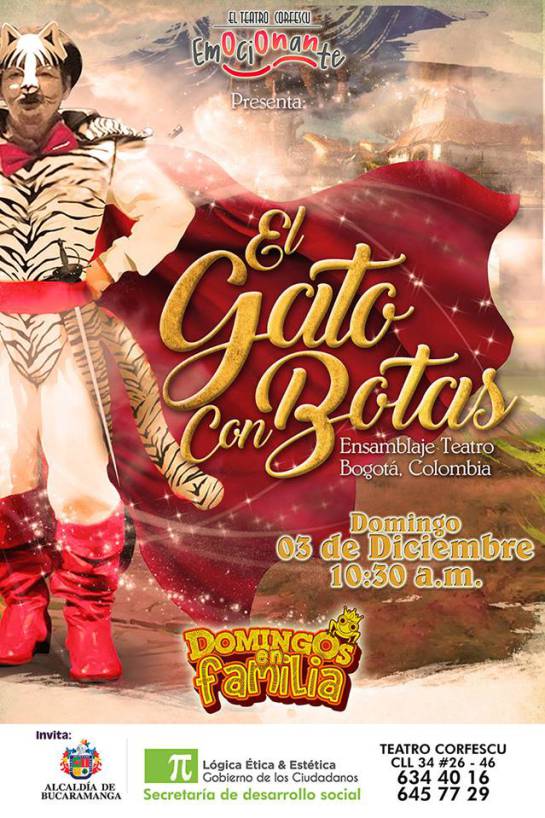 Teatro Corfescu Gato Con Botas Ensamble: El gato con botas cierra el ciclo de 'Domingos en Familia' Teatro Corfescu Gato Con Botas Ensamble: El gato con botas cierra el ciclo de 'Domingos en Familia'