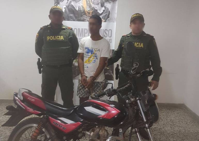 Tras las rejas, alias “Zaporro”, por hurto de motos en Cartagena: Tras las rejas, alias Zaporro, por hurto de motos en Cartagena