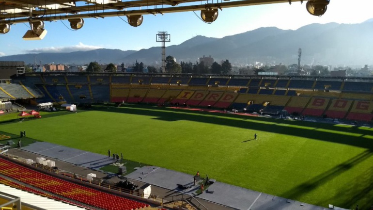 Semifinales de la Liga Águila: En buen estado quedó la gramilla de El Campín luego de concierto de Bruno Mars