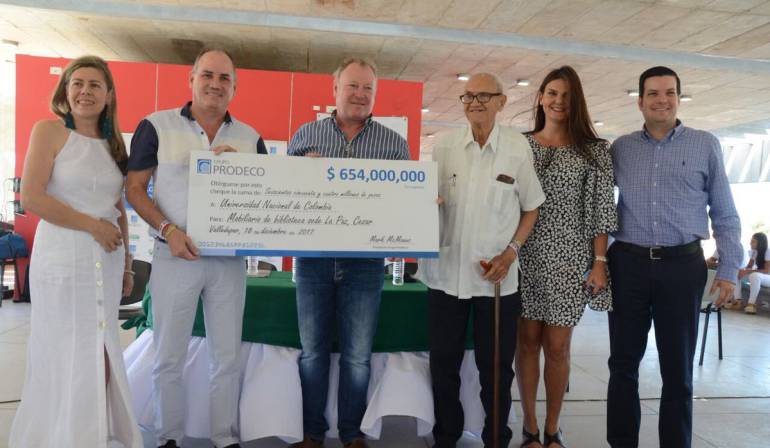 Universidad Nacional sede La Paz Grupo Prodeco: Grupo Prodeco entregó recursos para biblioteca de la Universidad Nacional sede La Paz