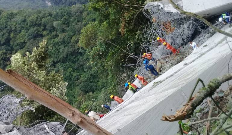 Un puente cae en Boyacá: Fuerte tormenta provocó el colapso de un puente en zona Esmeraldera de Boyacá