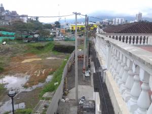 Así está la antigua estación del ferrocarril de Armenia Así está la antigua estación del ferrocarril de Armenia
