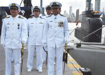 Relevo de Comandantes de los Submarinos de la Armada Nacional en Cartagena