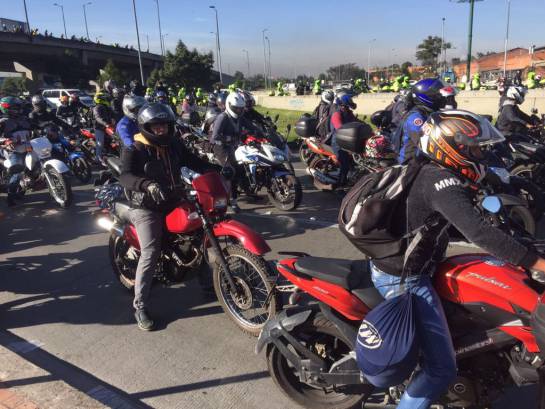 Protesta motociclistas Bogotá: Violentos enfrentamientos en protesta de motociclistas en Bogotá Protesta motociclistas Bogotá: Violentos enfrentamientos en protesta de motociclistas en Bogotá