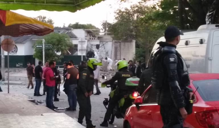 5 policías y 2 civiles heridos tras nuevo atentado en Barranquilla