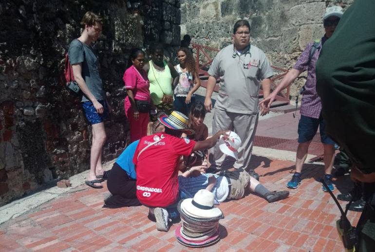 Murió turista alemán después de caer de las murallas de Cartagena