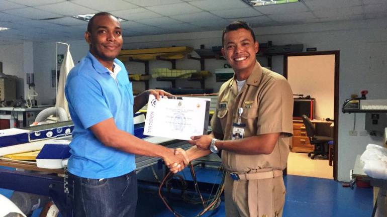 Culminó diplomado en ingeniería naval en Cartagena: Culminó diplomado en ingeniería naval en Cartagena