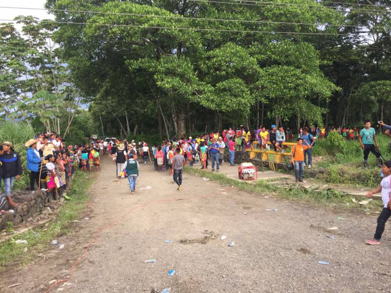 400 familias indígenas se desplazarían por enfrentamientos en Caucasia