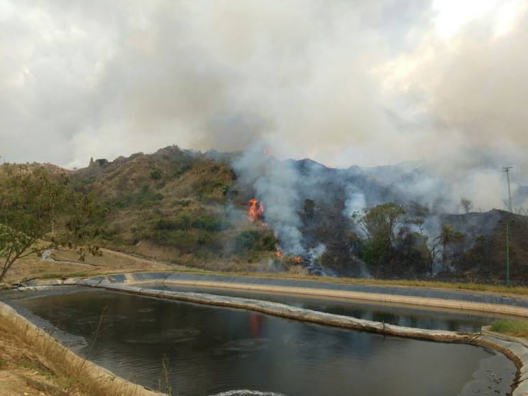 EMERGENCIA, FUEGO , INCENDIO: Incendio en el Carrasco