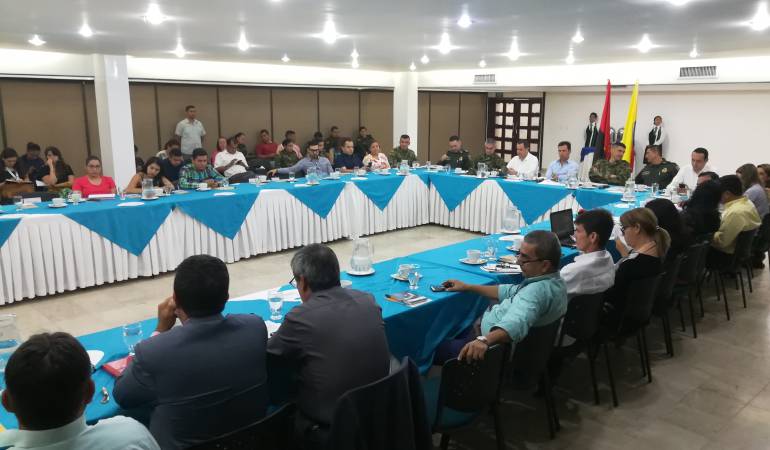 Reunión del comité electoral en Cúcuta