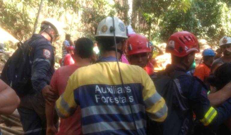 Rescatan con vida a los 7 mineros atrapados en mina de Remedios