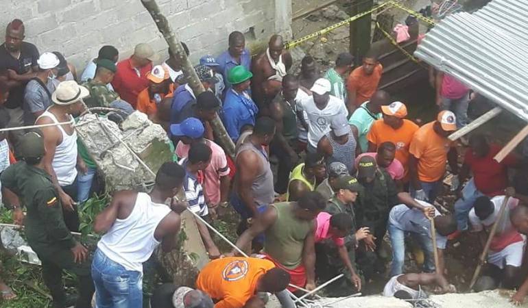 Mueren dos menores por colapso de vivienda en Barbacoas