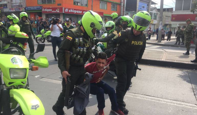 Disturbios Bogotá: Nuevos disturbios en el sur de Bogotá por saqueos a supermercados