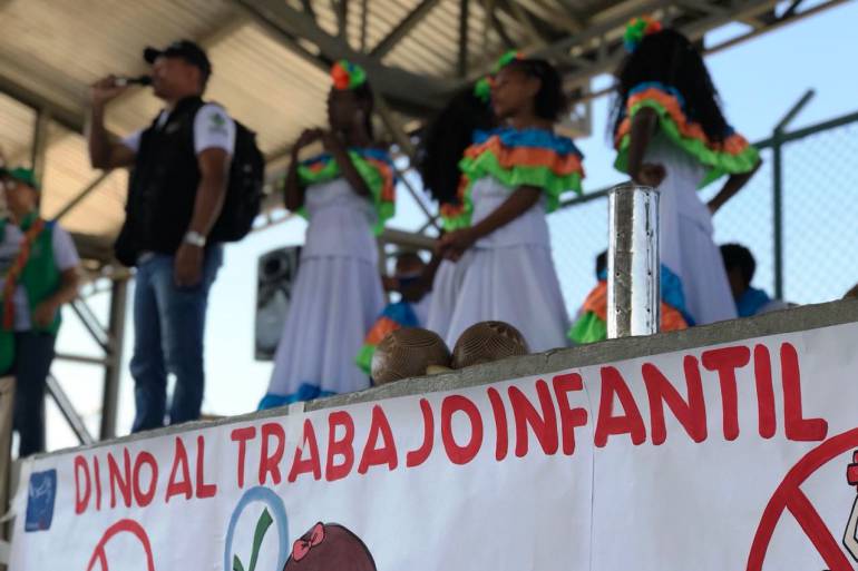 Niños de Cartagena, actores activos en jornada contra el trabajo infantil: Niños de Cartagena, actores activos en jornada contra el trabajo infantil