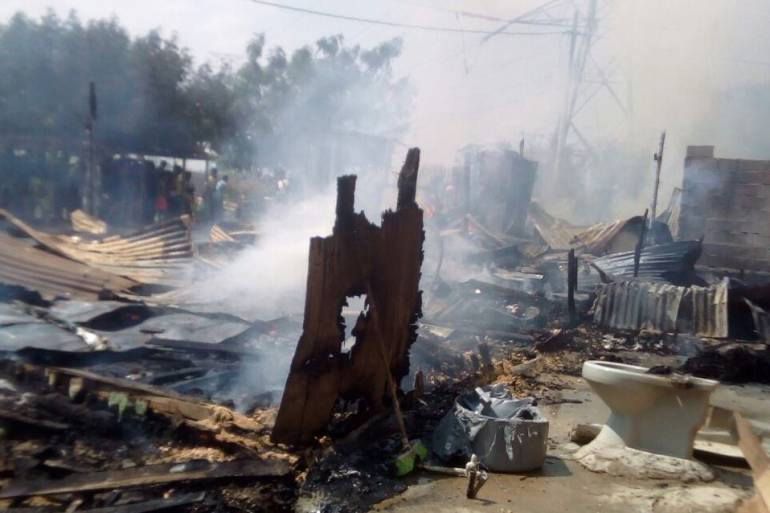 Incendió consumió cuatro viviendas en el sur de Cartagena: Incendió consumió cuatro viviendas en el sur de Cartagena